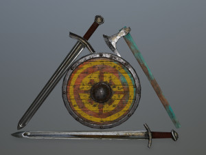 wiking set 3D Модель