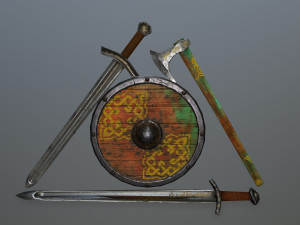 wiking set 3D Модель