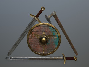 viking set 3D Модель