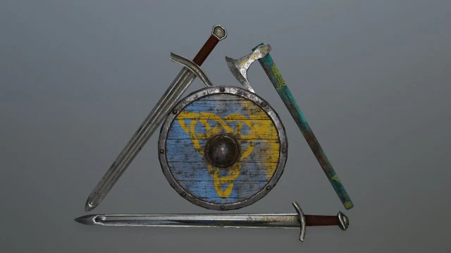 Viking seti 3D Model .c4d .max .obj .3ds .fbx .stl .blend 