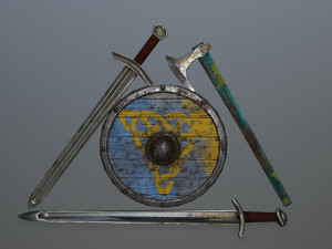 viking set 3D मॉडल