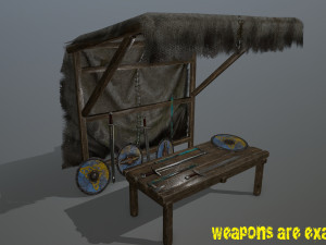 marketbench 3Dモデル