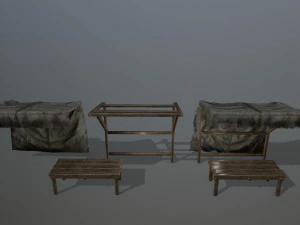 marketbench 3D Model