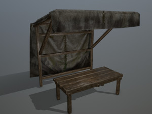 marketbench 3D 모델