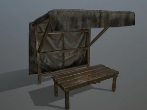 marketbench 3D Model