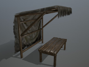 marketbench 3D 모델