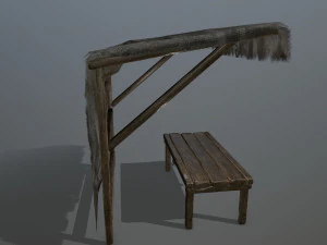 marketbench 3D Model