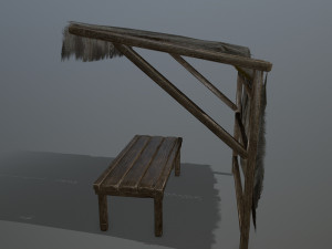 marketbench 3D 모델