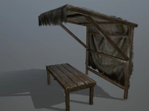 marketbench 3D Model