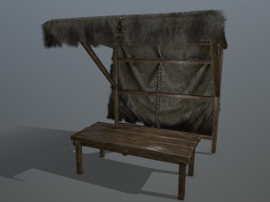 marketbench 3D 모델