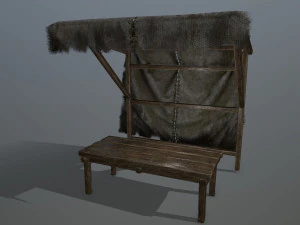 marketbench 3D Model