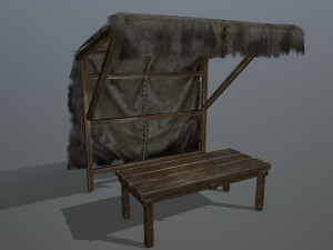 marketbench 3D 모델