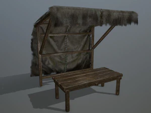 marketbench 3D Model
