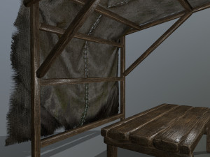 marketbench 3D 모델