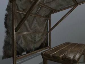 marketbench 3D Model