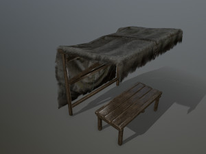 marketbench 3D 모델