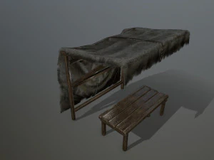 marketbench 3D Model