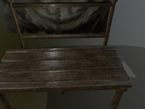 marketbench 3D 모델