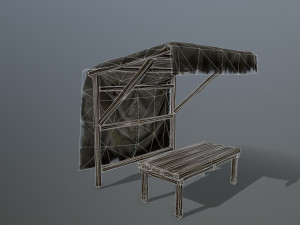marketbench 3D 모델