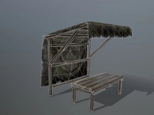 marketbench 3D Model