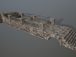 ruin set 3D Модель