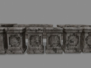 ruin set 3D Модель