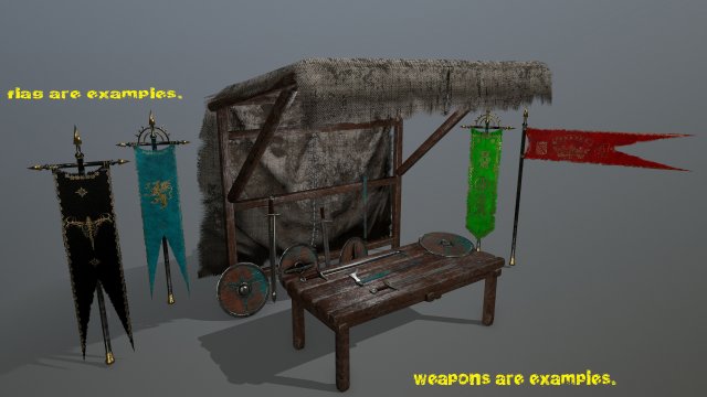 marketbench Modèle 3D .c4d .max .obj .3ds .fbx .stl .blend 