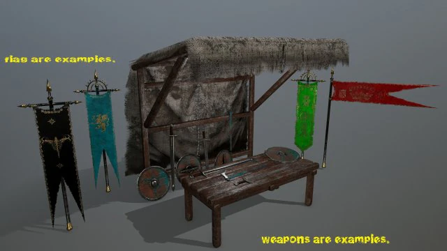marketbench 3D Model .c4d .max .obj .3ds .fbx .stl .blend