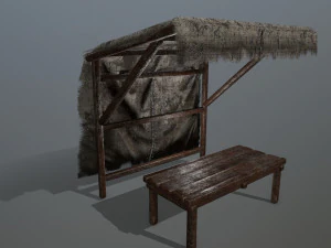 marketbench 3D Model