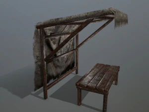 marketbench 3D Model