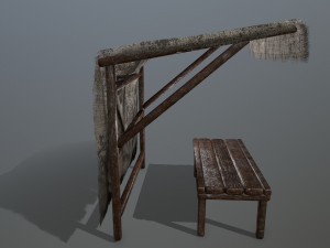 marketbench Modèle 3D