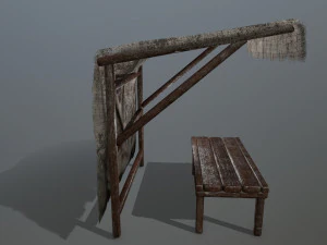marketbench 3D Model