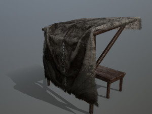 marketbench Modèle 3D