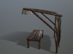 marketbench Modèle 3D