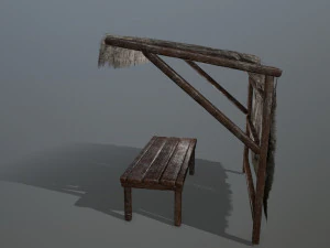 marketbench 3D Model