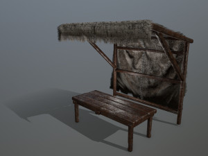 marketbench Modèle 3D