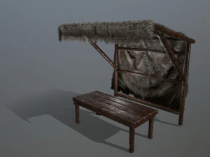 marketbench 3D Model