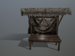 marketbench Modèle 3D