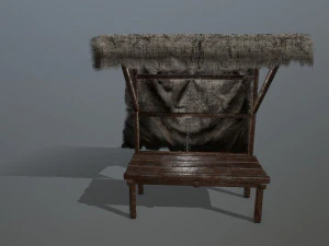 marketbench 3D Model