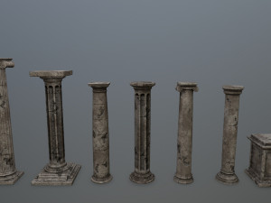 ruin set 3D Model