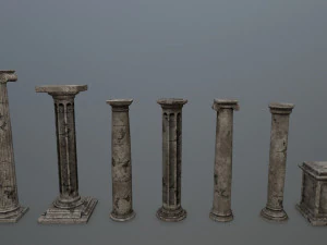ruin set 3D Model