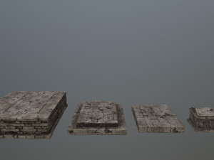 ruin set 3D Model