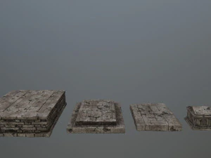 ruin set 3D Model