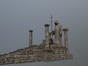 ruin set 3D Model