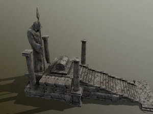 ruin set 3D Model