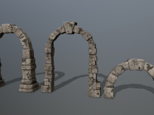 ruin set 3D Model