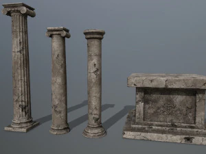 ruin set 3D Model