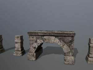 ruin set 3D Model