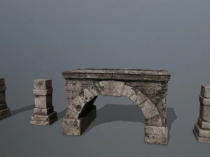 ruin set 3D Model