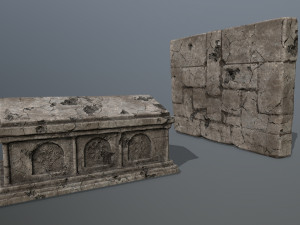 ruin set 3D Model
